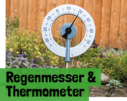 Regenmesser &  Thermometer