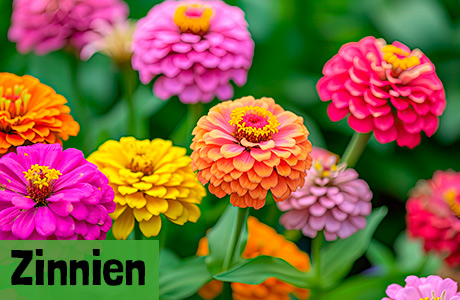 Zinnien Samen