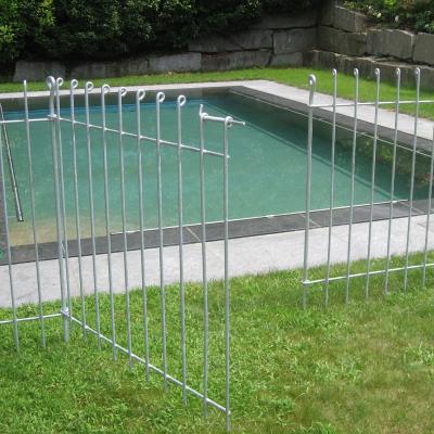 Gartentor verzinkt für Segment-Metallzaun 115 cm Höhe, 108